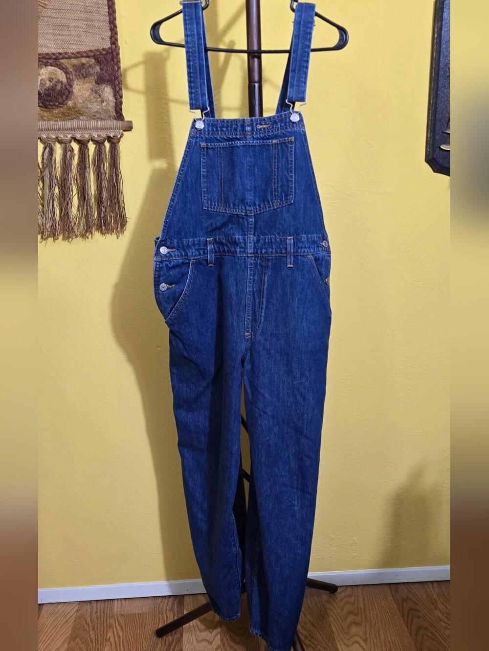 Levi's Classic Blue Denim Overalls - Women Jeans Sz M